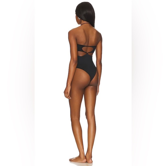 Monica Hansen Beachwear - Starlight Cut Out One Piece Swimsuit IN SAFARI GREEN - Picture 2 of 7